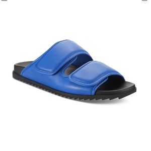 INC Levine blue mens slippers